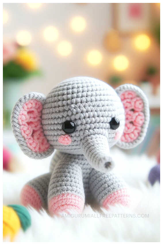 Crochet Elephant Amigurumi Free Pattern - Free Crochet Patterns