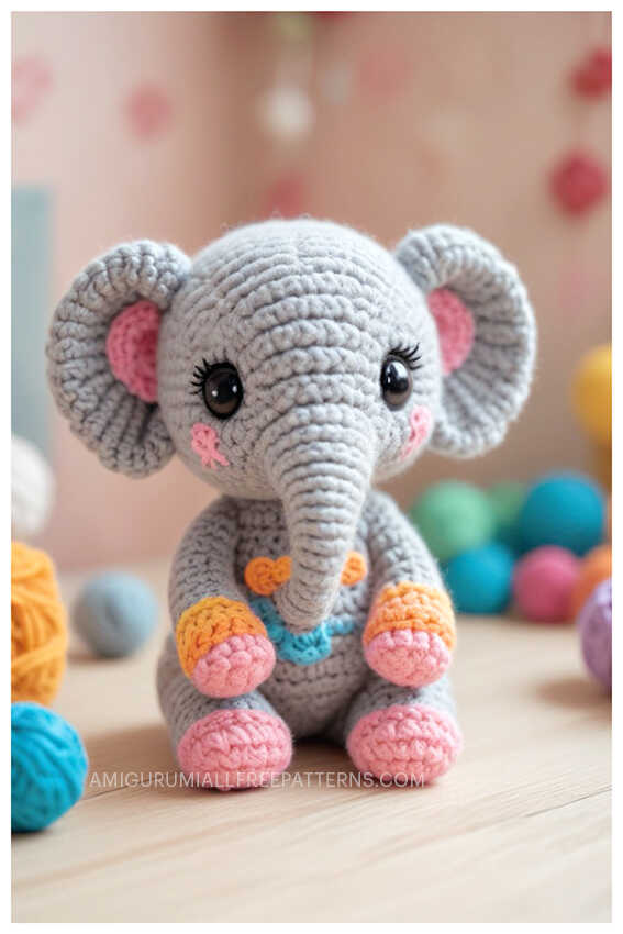 Crochet Elephant Amigurumi Free Pattern - Free Crochet Patterns