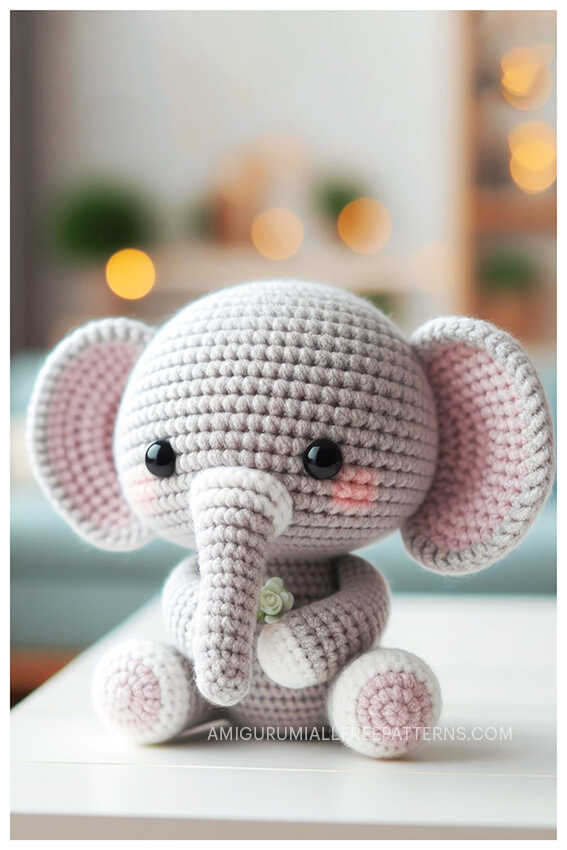 Crochet Elephant Amigurumi Free Pattern - Free Crochet Patterns