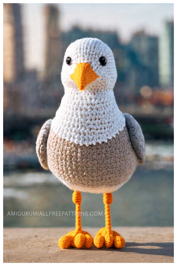 Amigurumi Seagull Free Pattern - Free Crochet Patterns