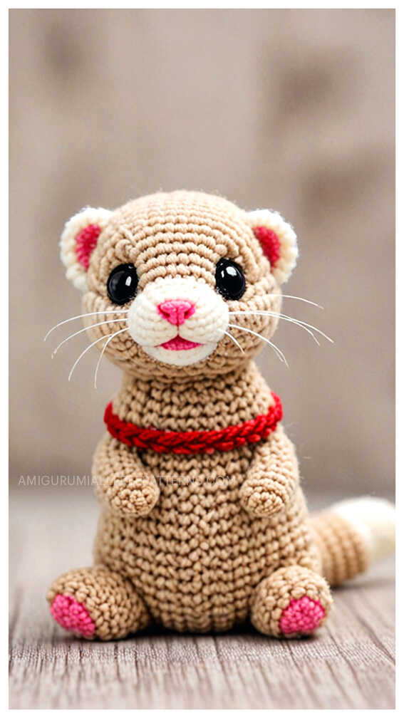 Crochet Ferret Amigurumi Free Pattern - Free Crochet Patterns