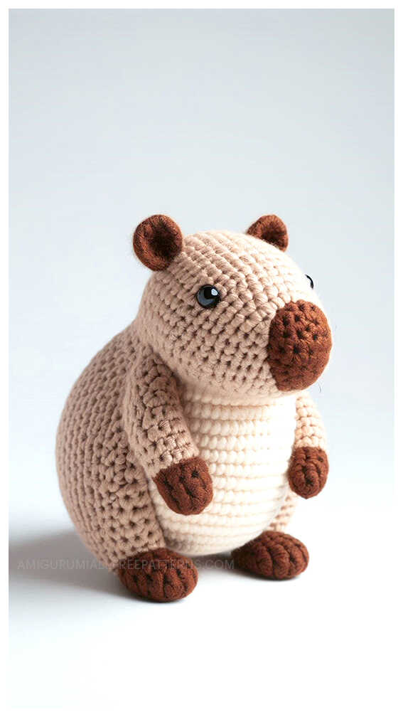 Crochet Capybara Amigurumi Free Pattern - Free Crochet Patterns