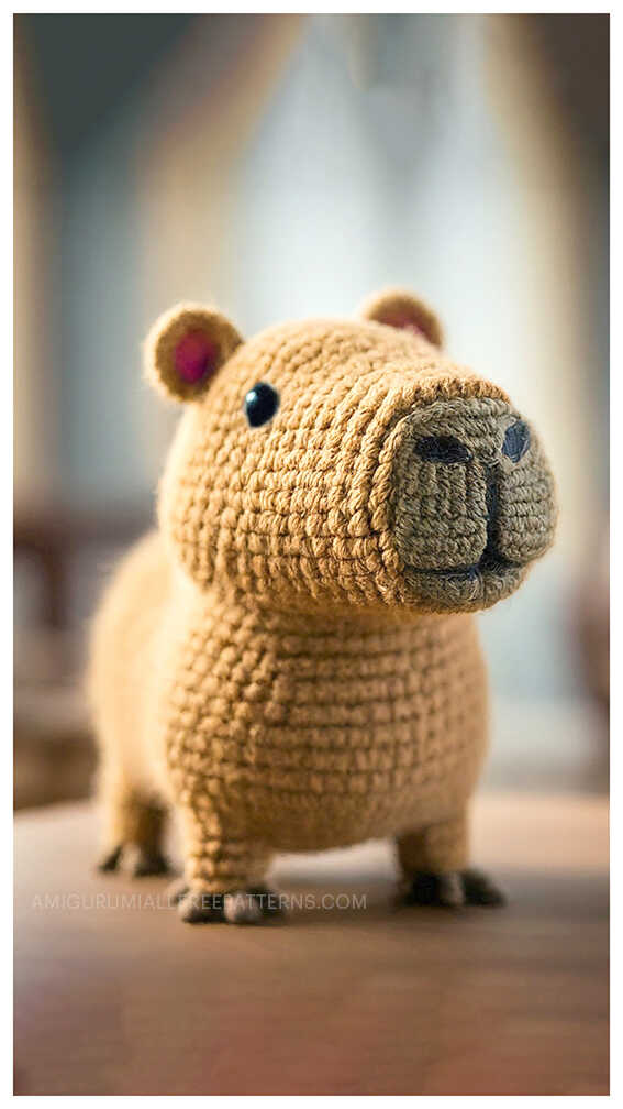 Crochet Capybara Amigurumi Free Pattern - Free Crochet Patterns