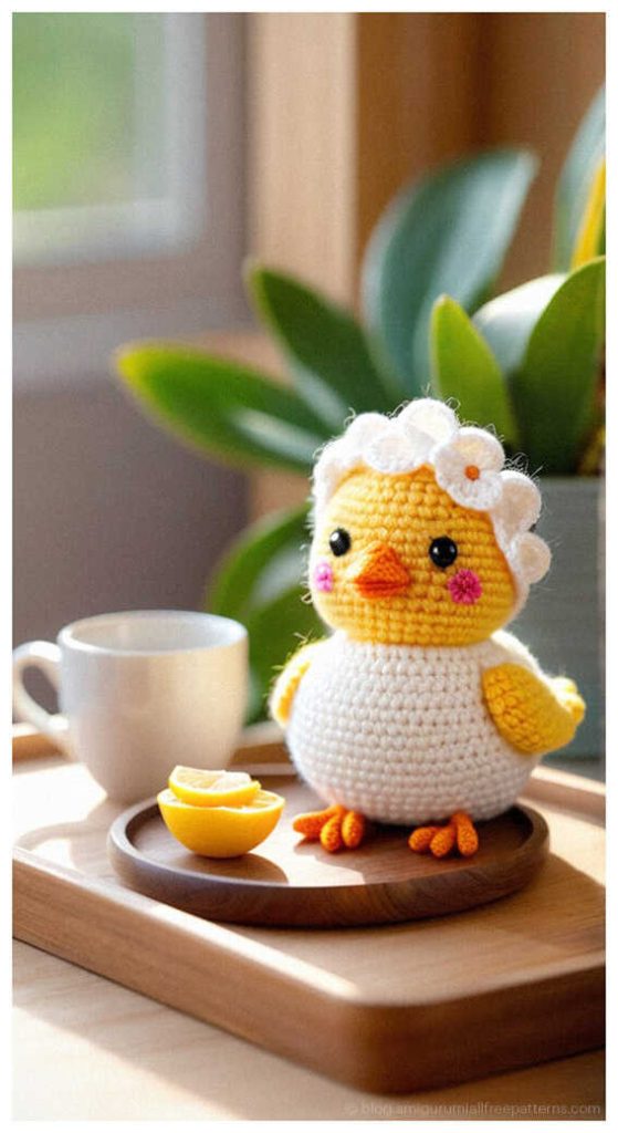 Quick to Make Amigurumi: No sew chick design idea for high-profit craft fair sales.
