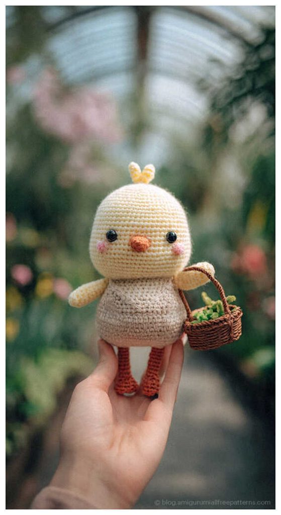 DIY Crochet Gift Idea: No sew chick keychain inspiration, a profitable handmade accessory.