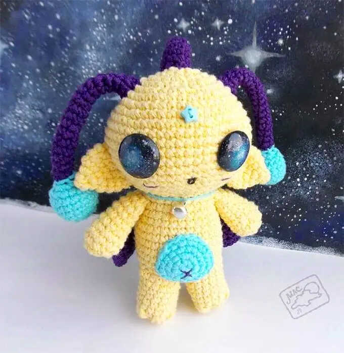 Cute Alien Friend Amigurumi Free Crochet Pattern