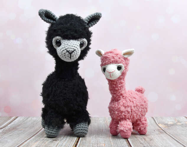 alpaca amigurumi crochet set cute plush toys free pattern