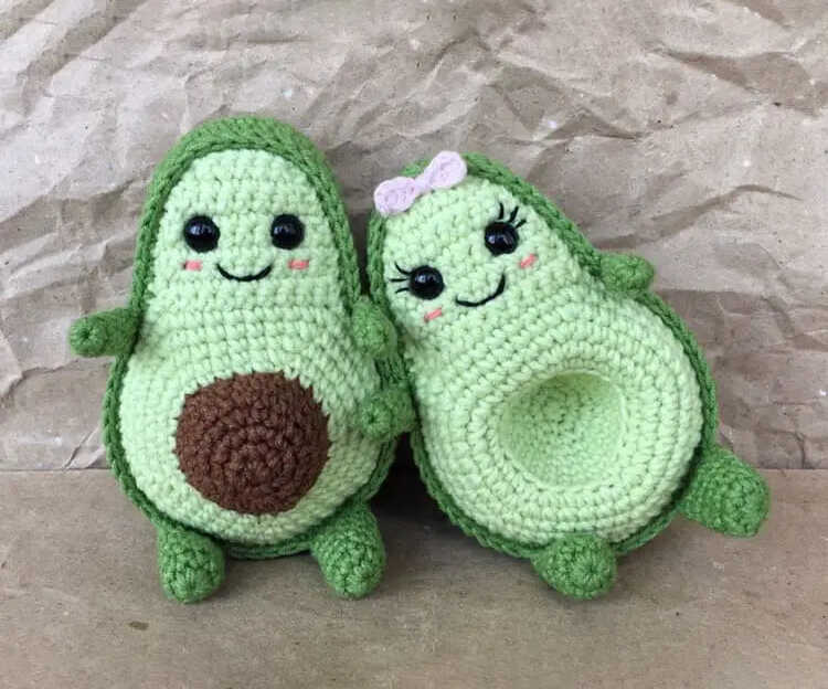 Avocado Amigurumi Free Crochet Pattern – The Cutest Tiny Plush