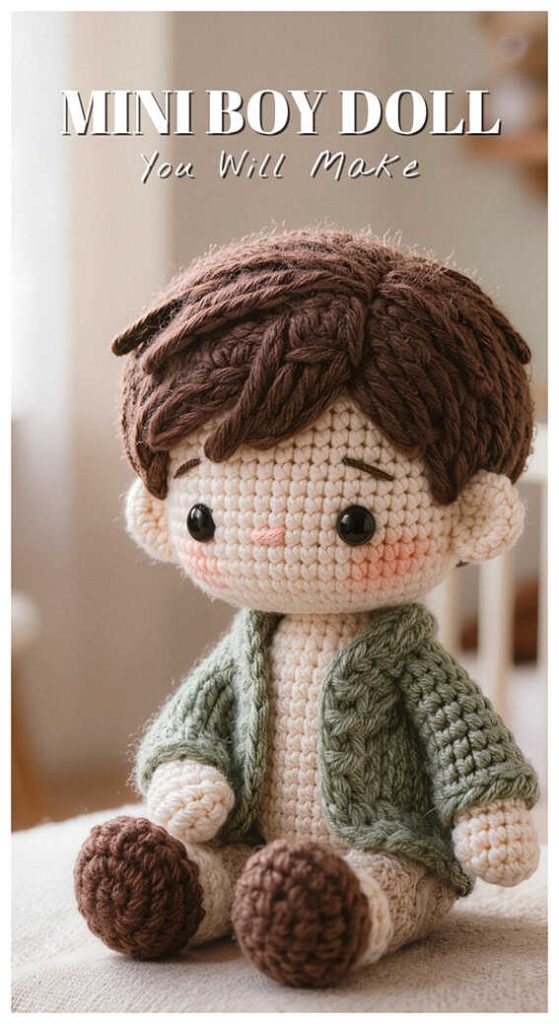 mini boy doll amigurumi crochet cute plush you will make this idea