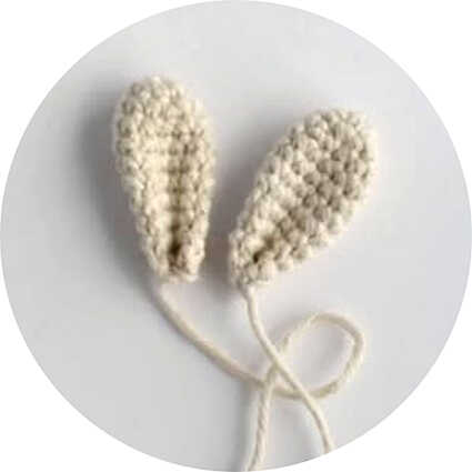 bunny amigurumi crochet ears detail cute plush free pattern