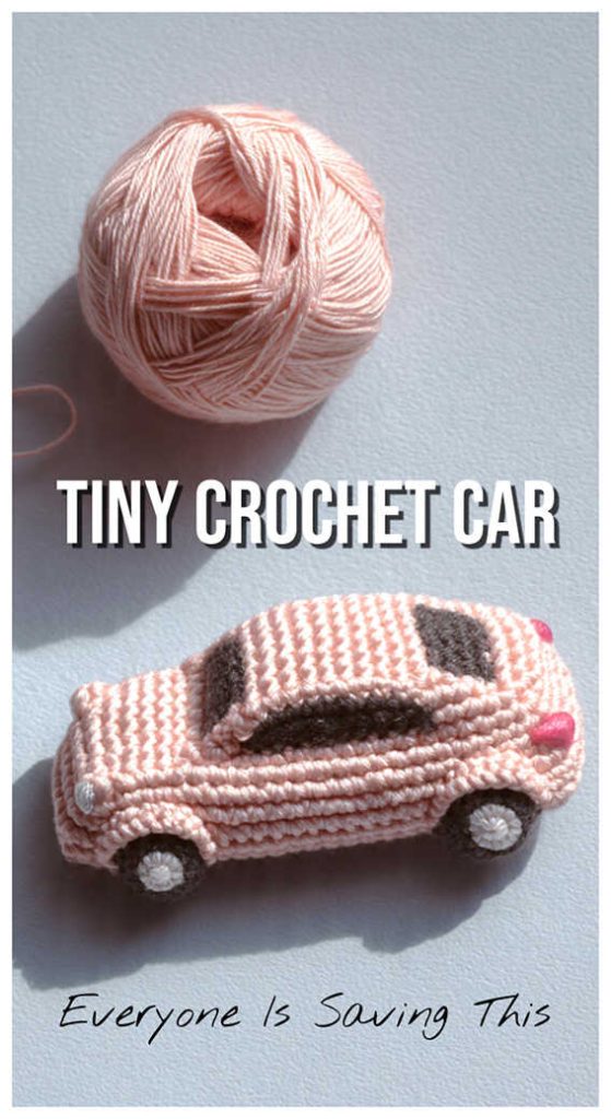 tiny crochet car amigurumi small cute toy everyone is saving this idea