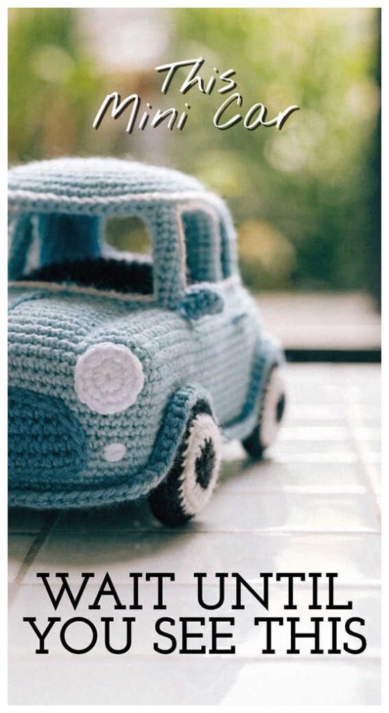 mini crochet car amigurumi detailed small toy wait until you see this