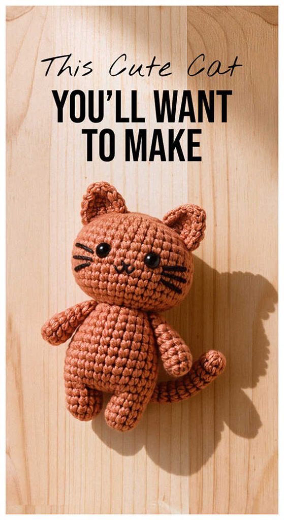 tiny crochet cat amigurumi small plush you will want to make this