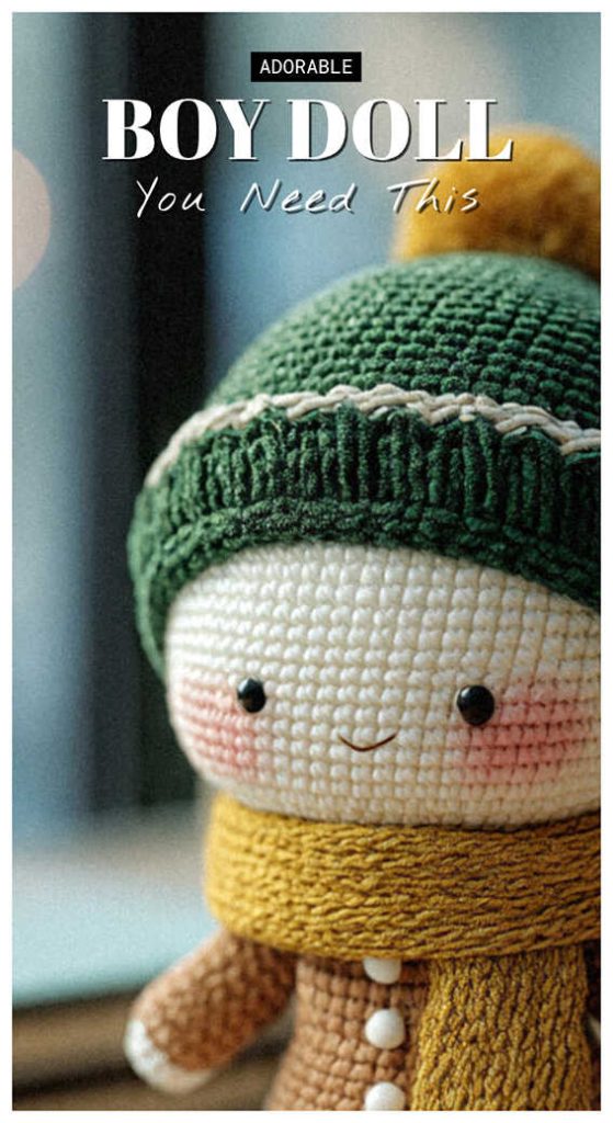 boy doll amigurumi crochet cozy outfit cute plush you need this idea