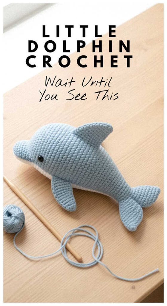 little dolphin crochet amigurumi cute small plush wait until you see this