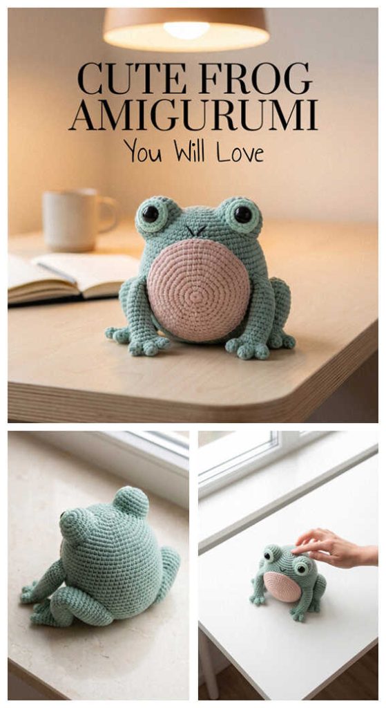 cute frog amigurumi crochet you will love this small plush idea