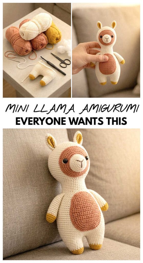 mini llama amigurumi crochet cute small plush everyone wants this idea