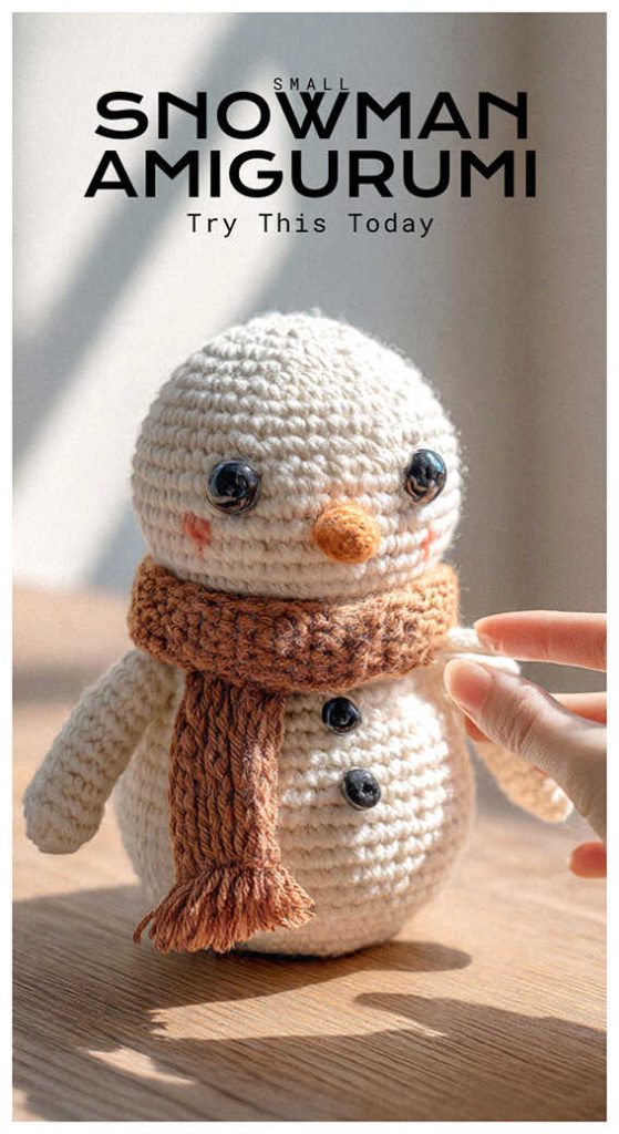 snowman amigurumi crochet classic plush try this today idea