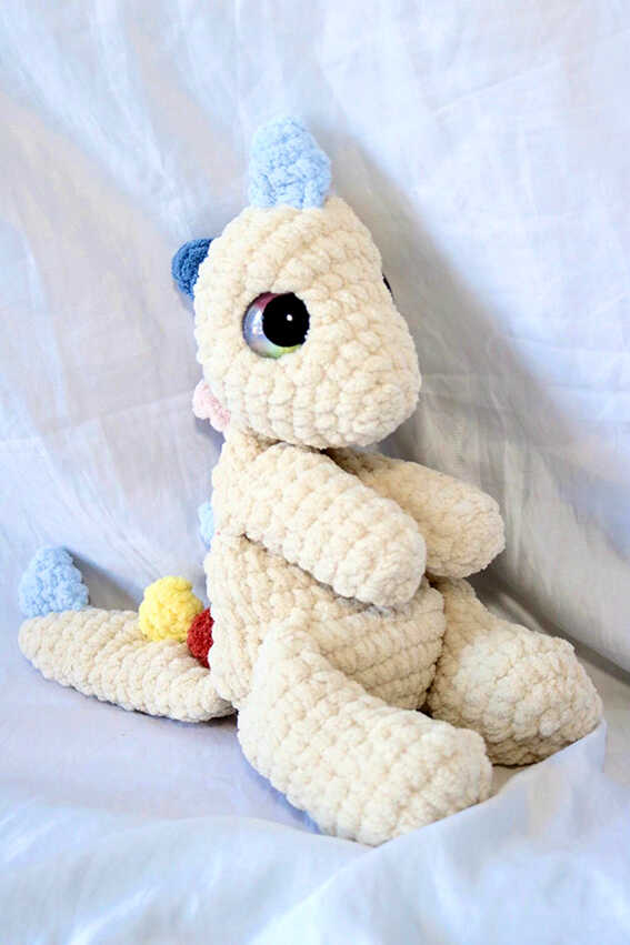 free baby dinosaur amigurumi crochet pattern soft plush toy perfect for handmade gifts