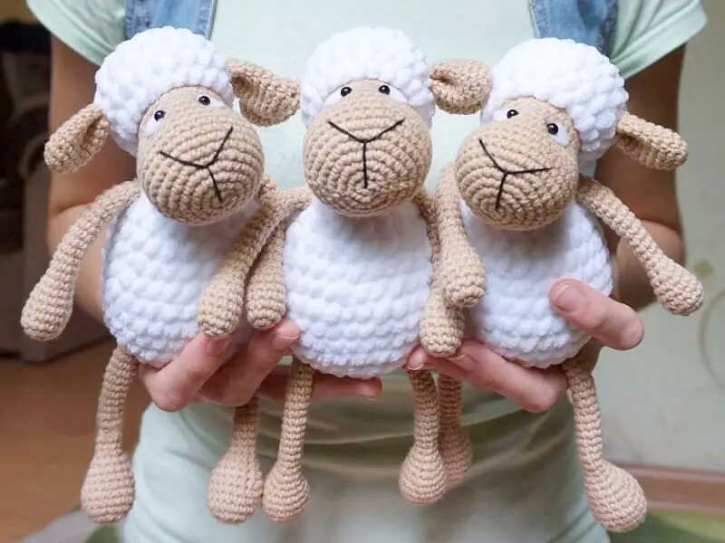 Soft Sheep Amigurumi Free Crochet Pattern for Cozy Projects