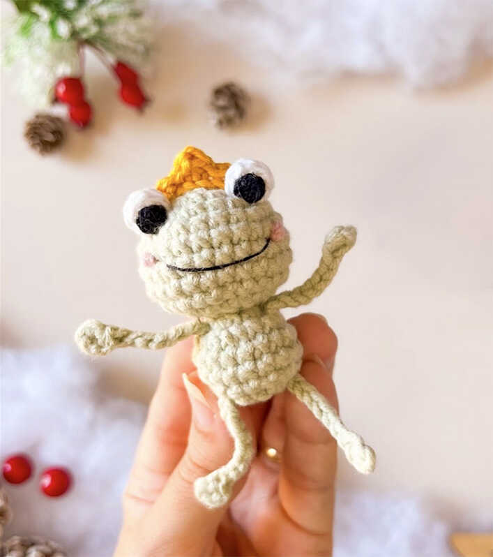 Frog Amigurumi Free Crochet Pattern – Cute Mini Plush Design