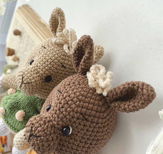 llama amigurumi crochet hair style detail cute plush free pattern