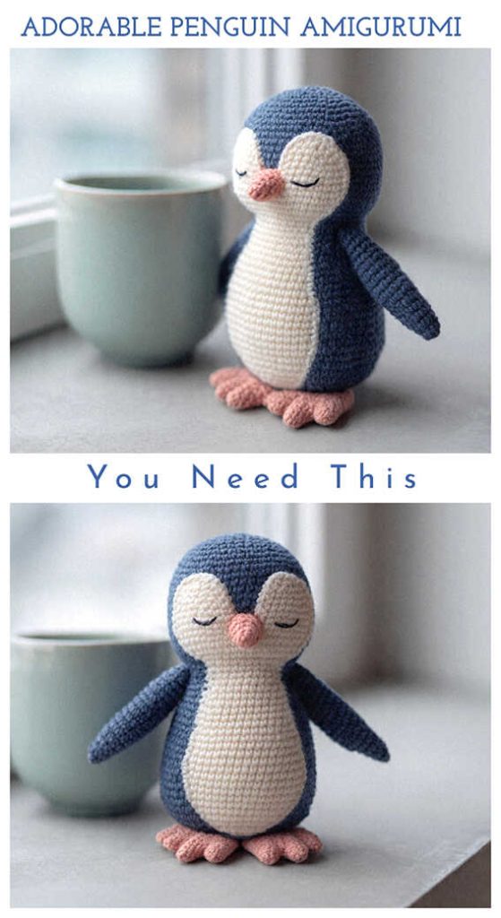 adorable penguin amigurumi crochet cute plush you need this idea