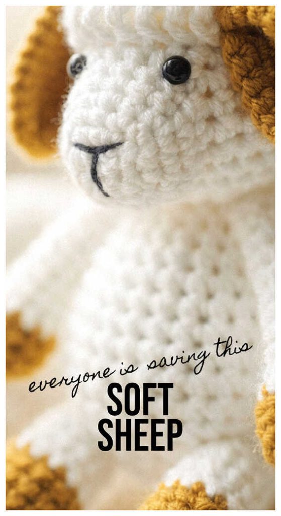 soft sheep amigurumi crochet cute plush everyone is saving this idea