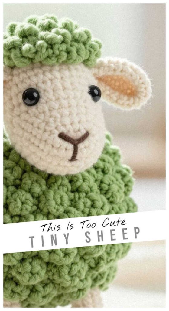 tiny sheep amigurumi crochet cute plush this is too cute idea