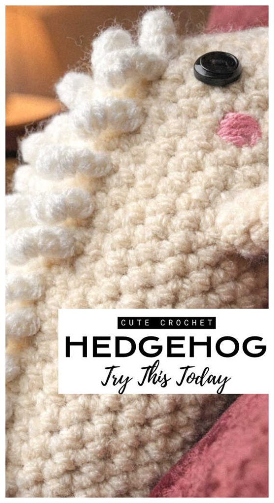 hedgehog amigurumi crochet small plush cute toy idea