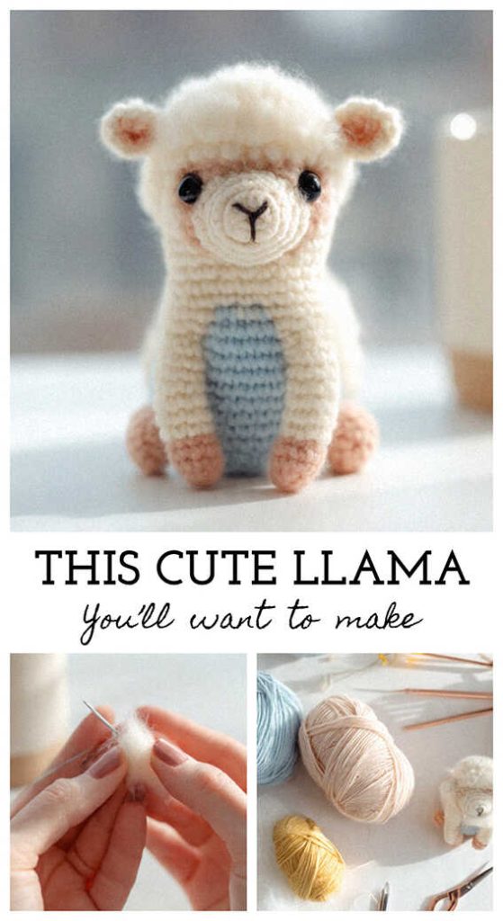white llama amigurumi crochet cute soft plush you will want to make this