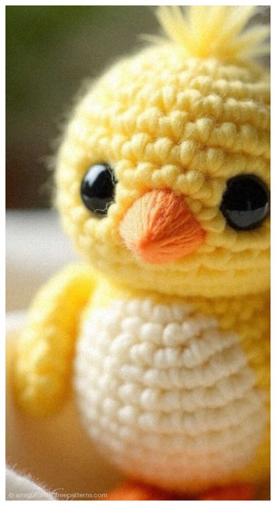 cute chick amigurumi crochet pattern soft spring gift idea perfect for nursery decor