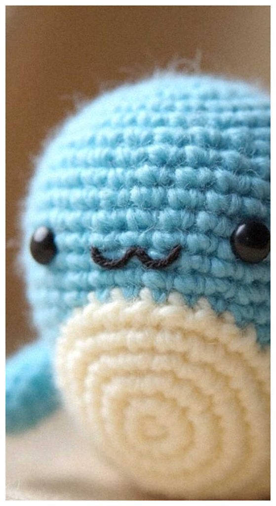 cute crochet whale close up soft texture toy perfect for cozy handmade gifts
