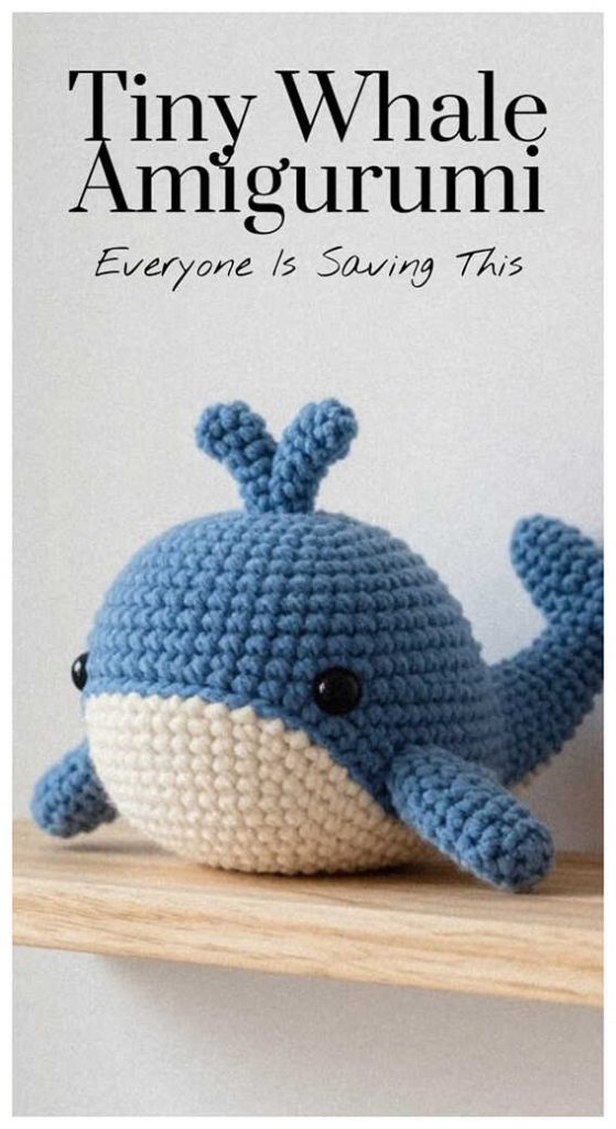 tiny whale amigurumi crochet everyone is saving this adorable ocean toy idea