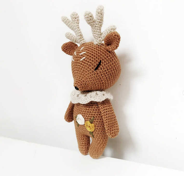deer amigurumi crochet cute plush toy free pattern