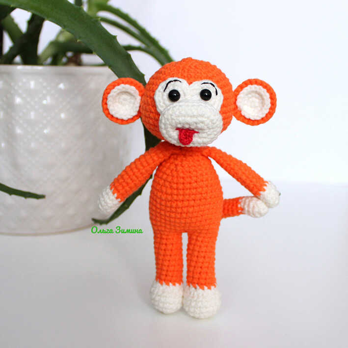 monkey amigurumi crochet final doll cute plush toy