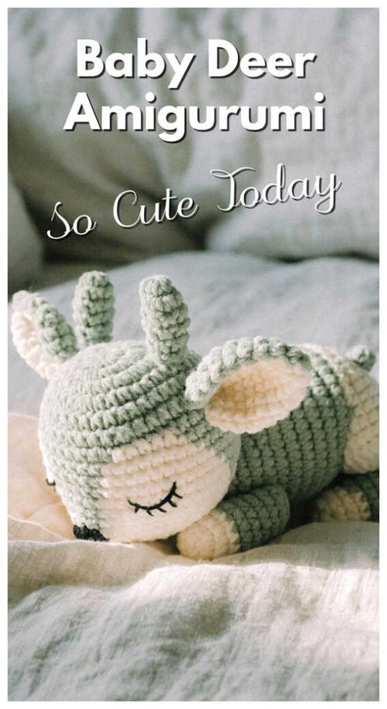 baby deer amigurumi crochet soft plush so cute today idea