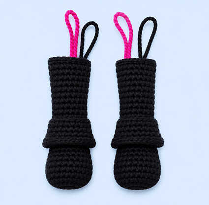 Completed sailor doll legs before joining